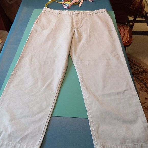 NWT Merona Mens Cotton 38 X30 Silver color Pants - Picture 1 of 8